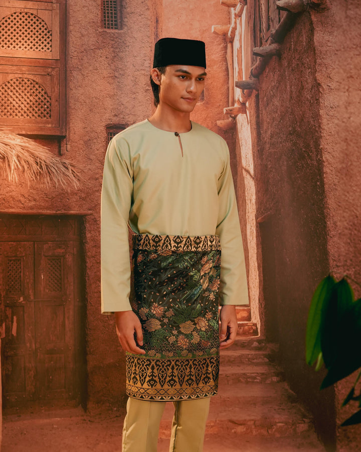 Seri Istana Instant Sampin Adult - Green & Gold