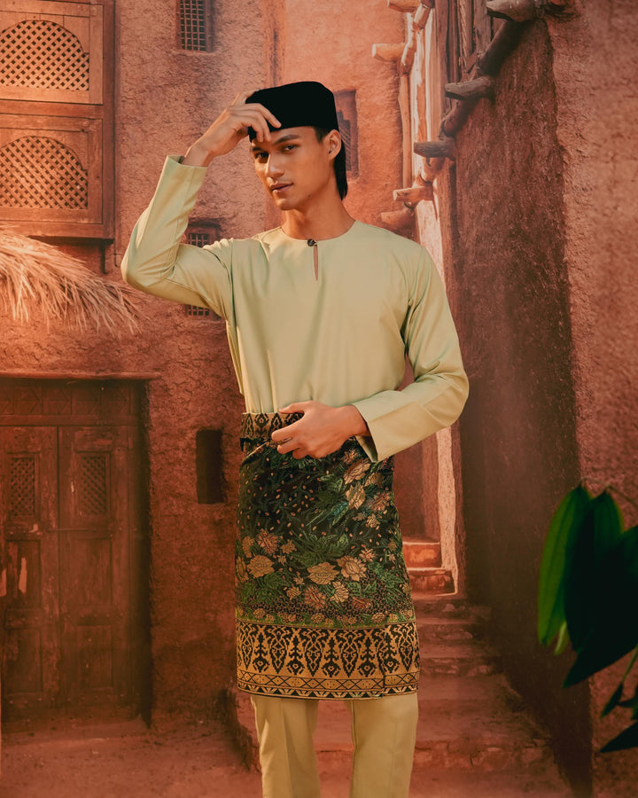 Seri Istana Instant Sampin Adult - Green & Gold