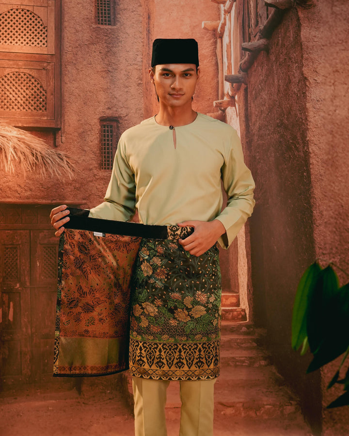 Seri Istana Instant Sampin Adult - Green & Gold