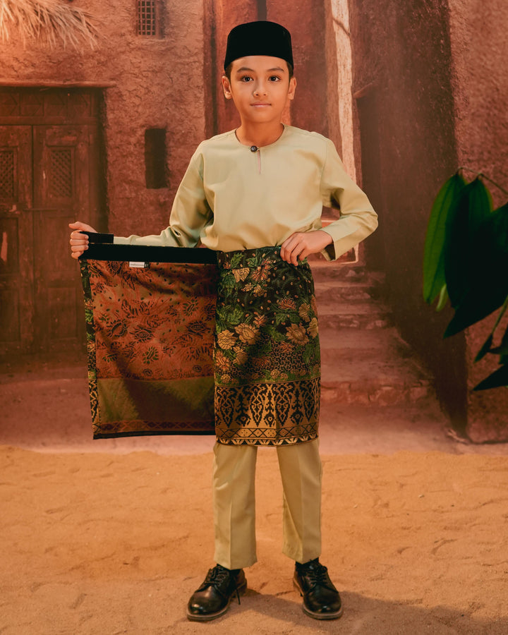 Seri Istana Instant Sampin Kid - Green & Gold
