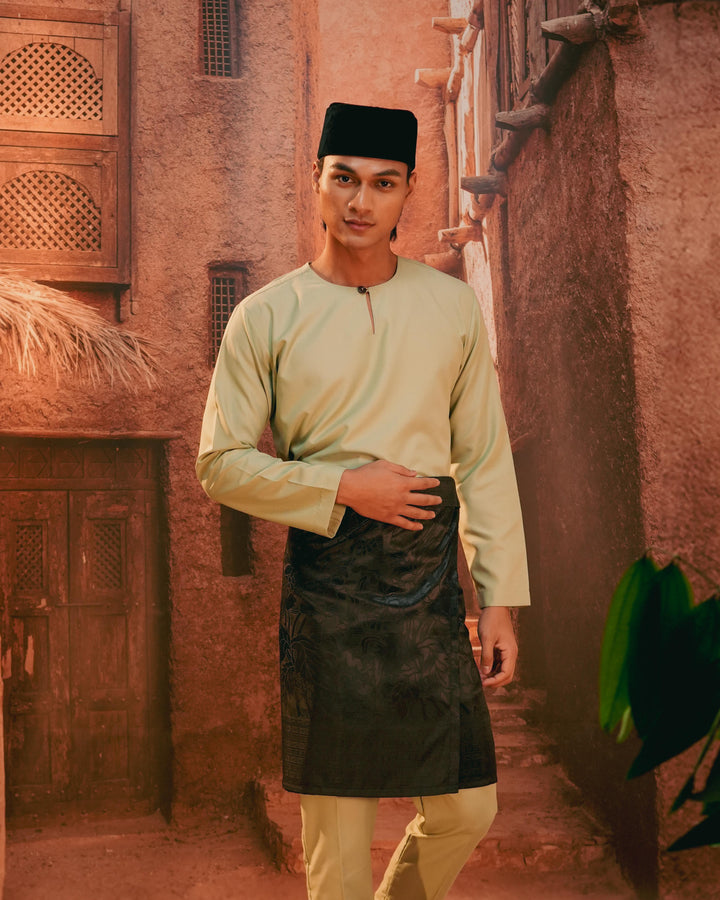 Bunga Raya Instant Sampin Adult - Black & Black