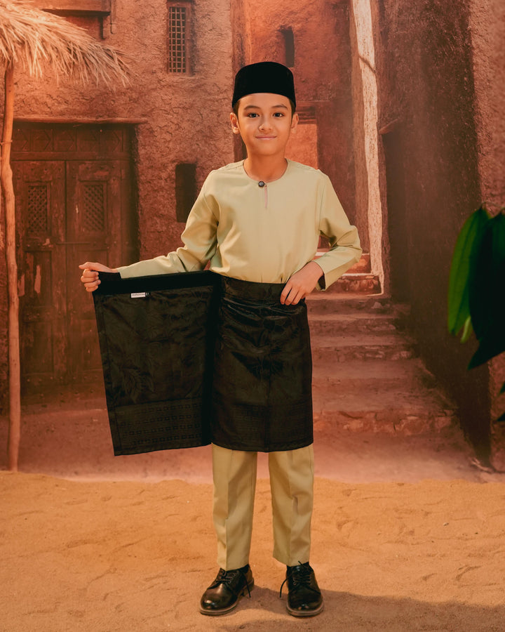 Bunga Raya Instant Sampin Kid - Black & Black