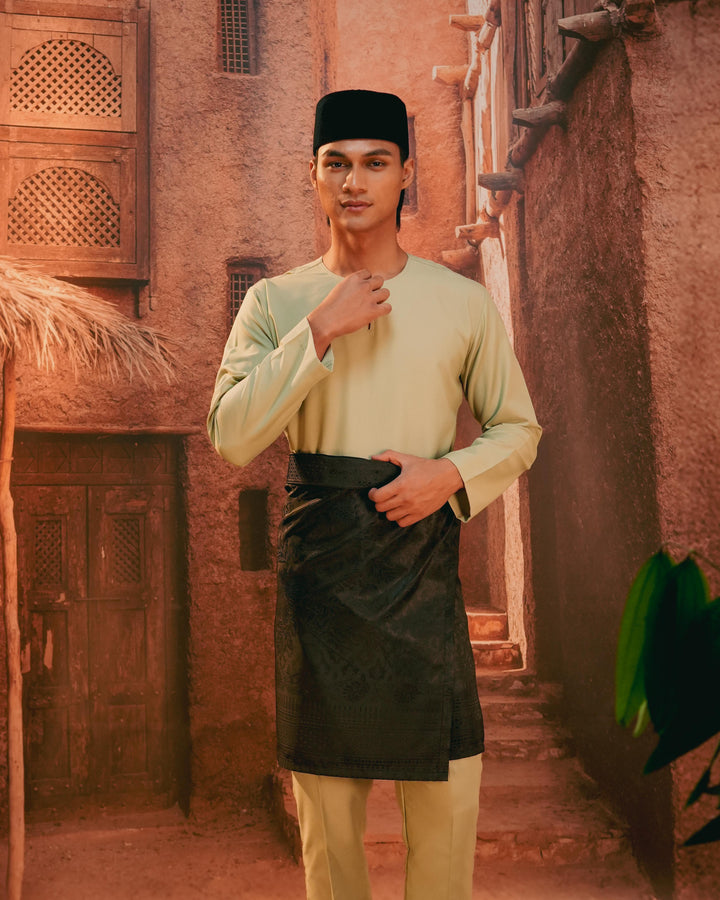 Kekwa Warisan Instant Sampin Adult - Black & Black