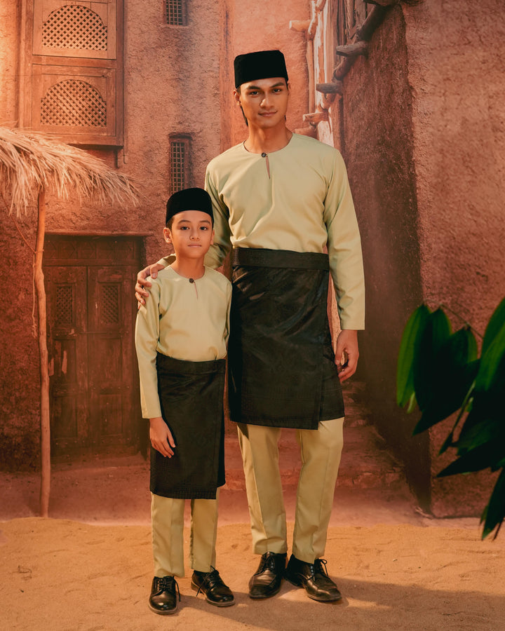 Kekwa Warisan Instant Sampin Adult - Black & Black