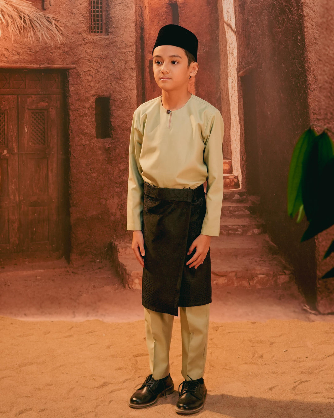 Kekwa Warisan Instant Sampin Kid - Black & Black