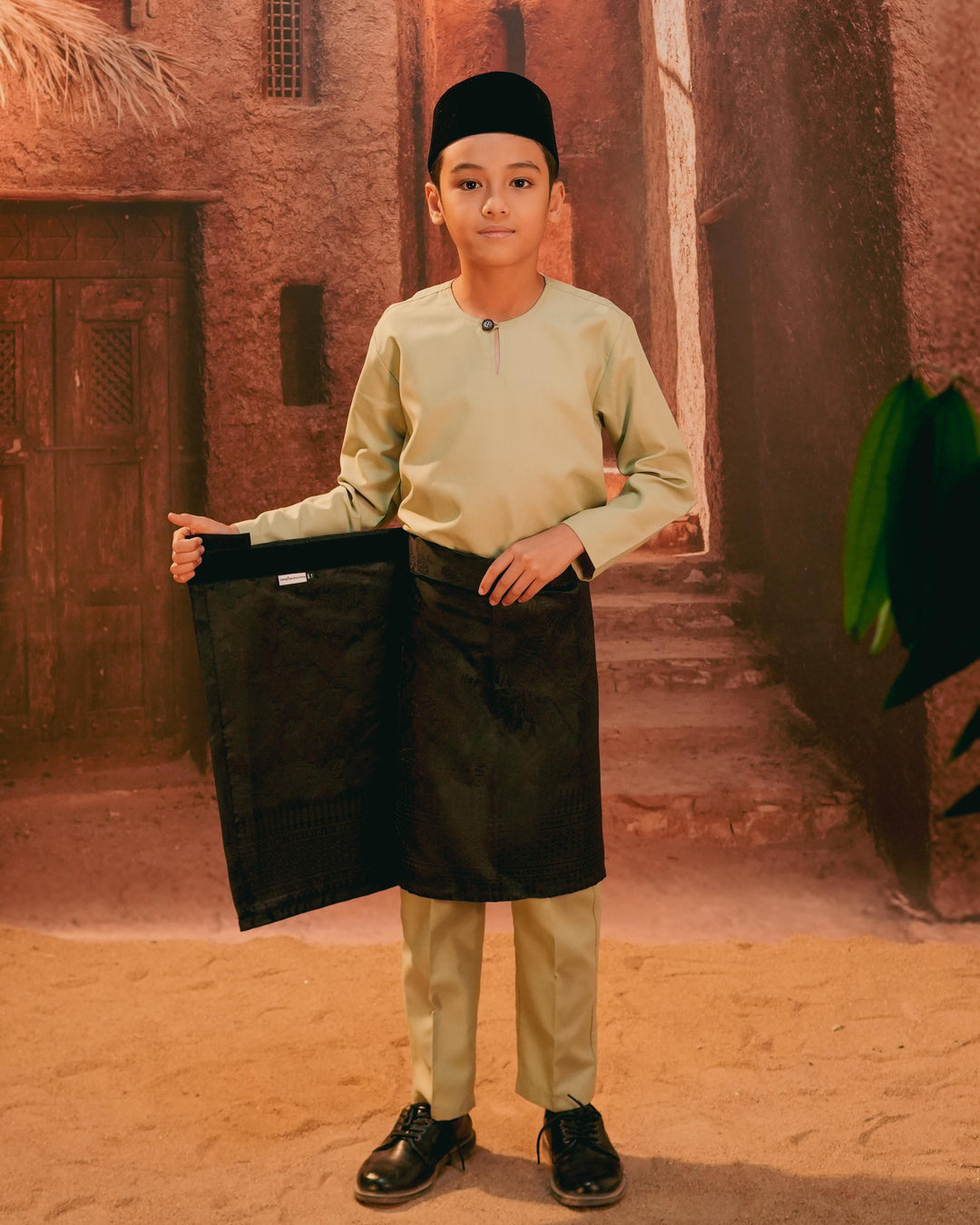 Kekwa Warisan Instant Sampin Kid - Black & Black