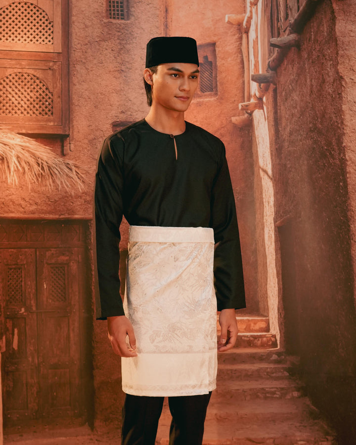 Seri Istana Instant Sampin Adult - Offwhite & Silver