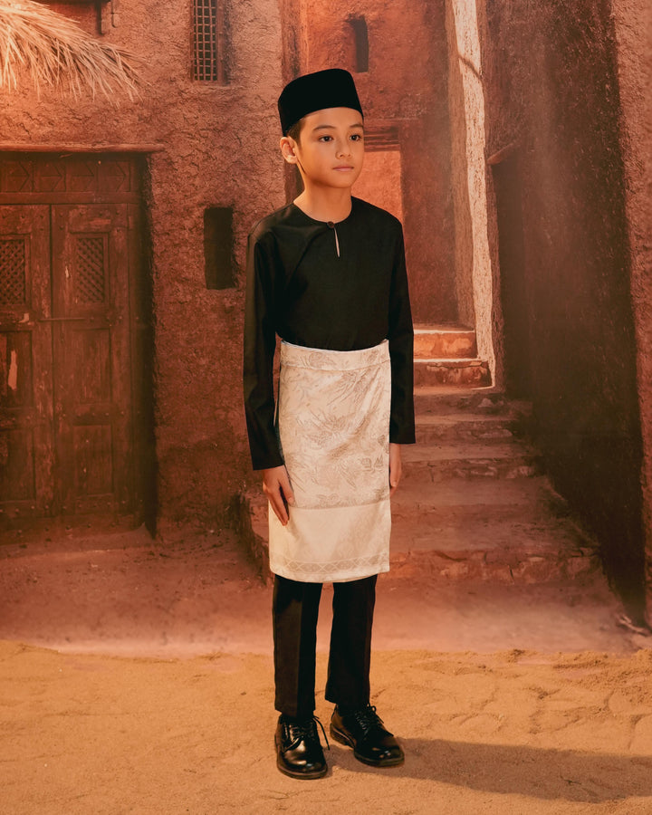 Seri Istana Instant Sampin Kid - Offwhite & Silver