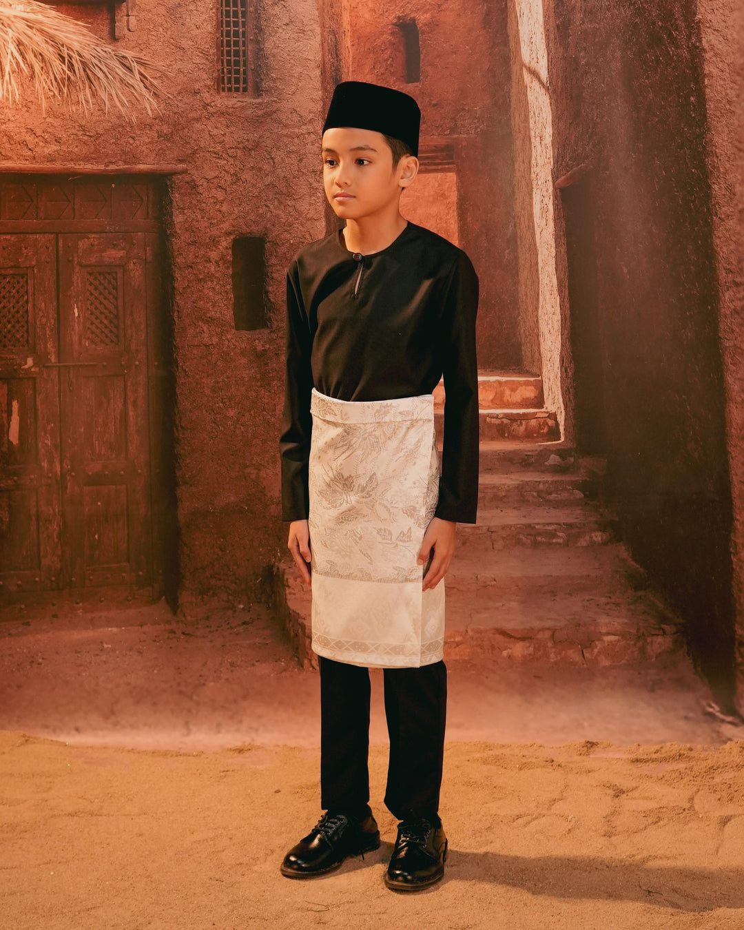 Seri Istana Instant Sampin Kid - Offwhite & Silver