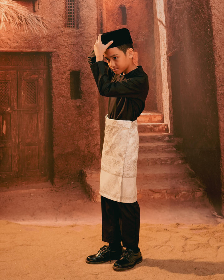 Seri Istana Instant Sampin Kid - Offwhite & Silver