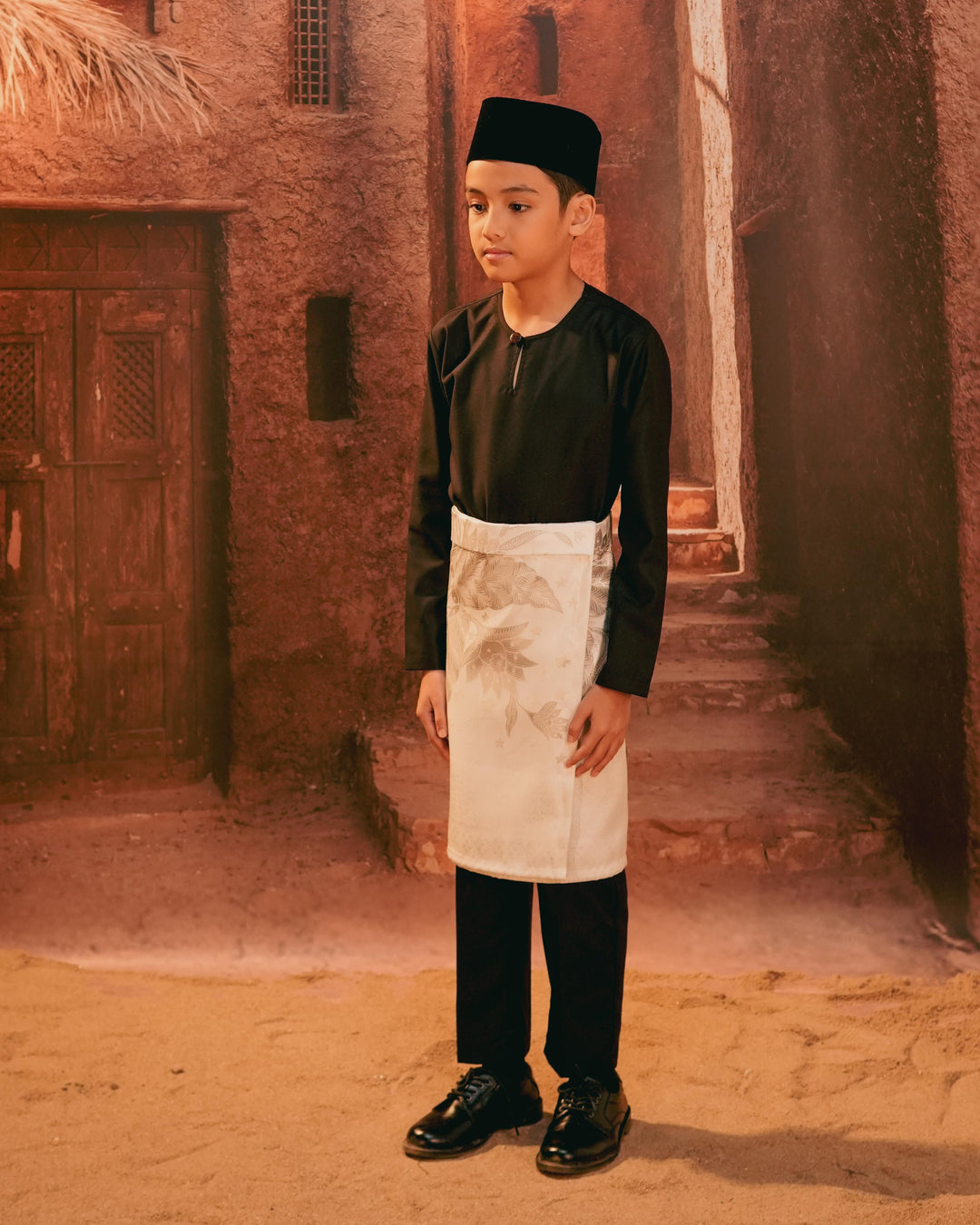 Bunga Seri Instant Sampin Kid - Offwhite & Silver