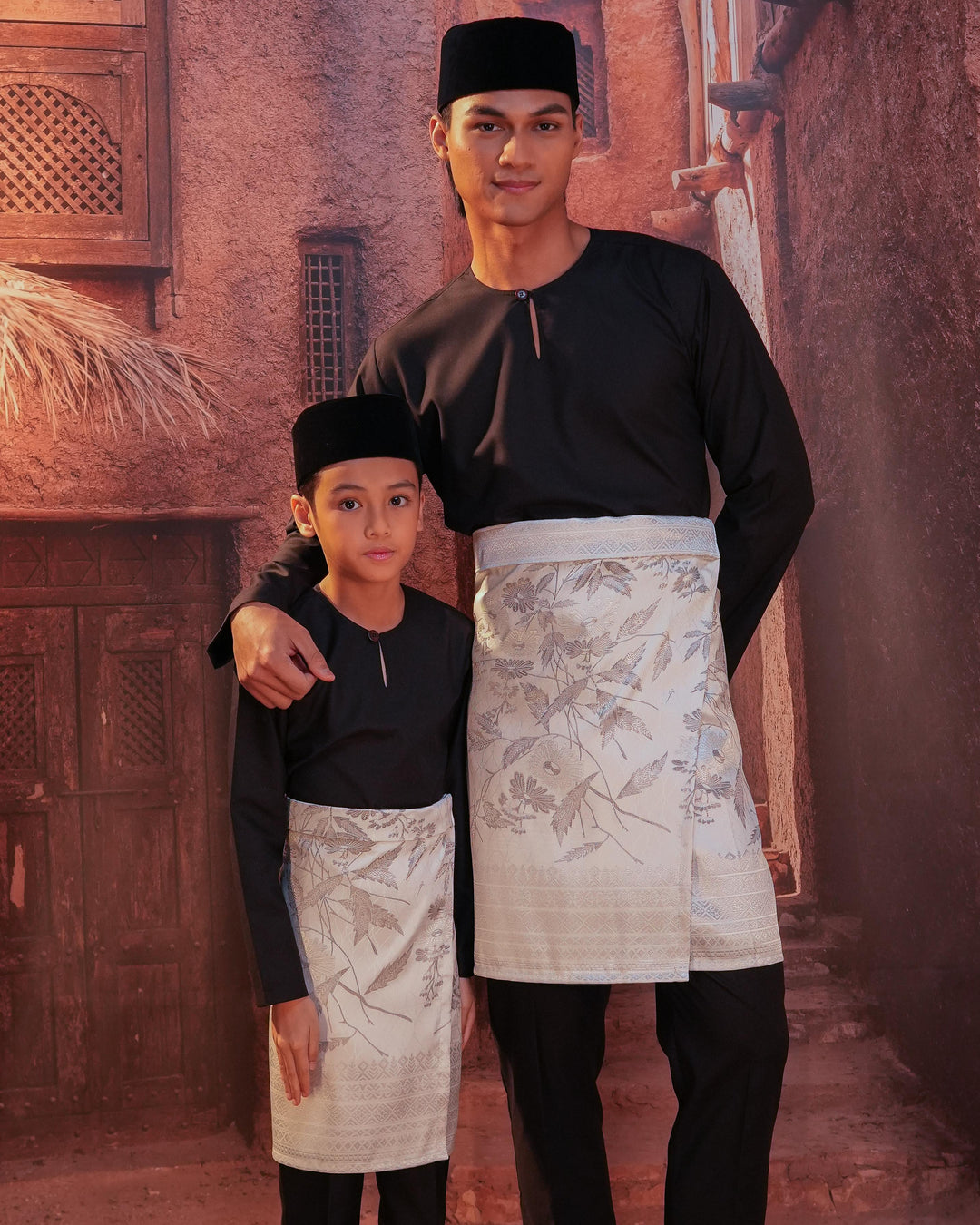 Seri Kenanga Instant Sampin - Offwhite & Silver - SampinExclusiveMy