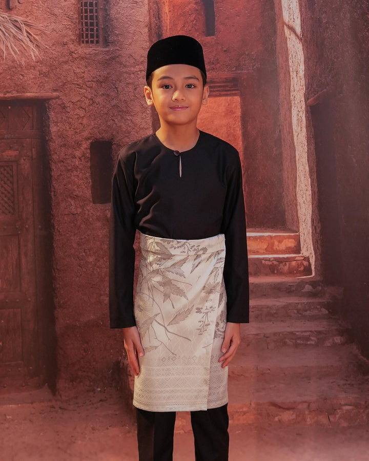 Seri Kenanga Instant Sampin Kid - Offwhite & Silver - SampinExclusiveMy