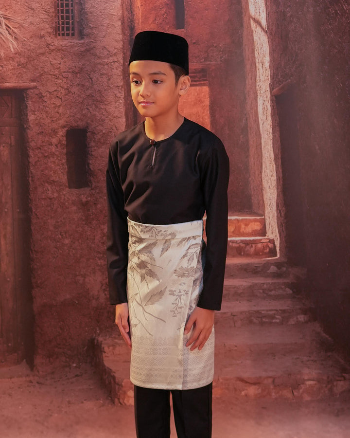 Seri Kenanga Instant Sampin Kid - Offwhite & Silver - SampinExclusiveMy