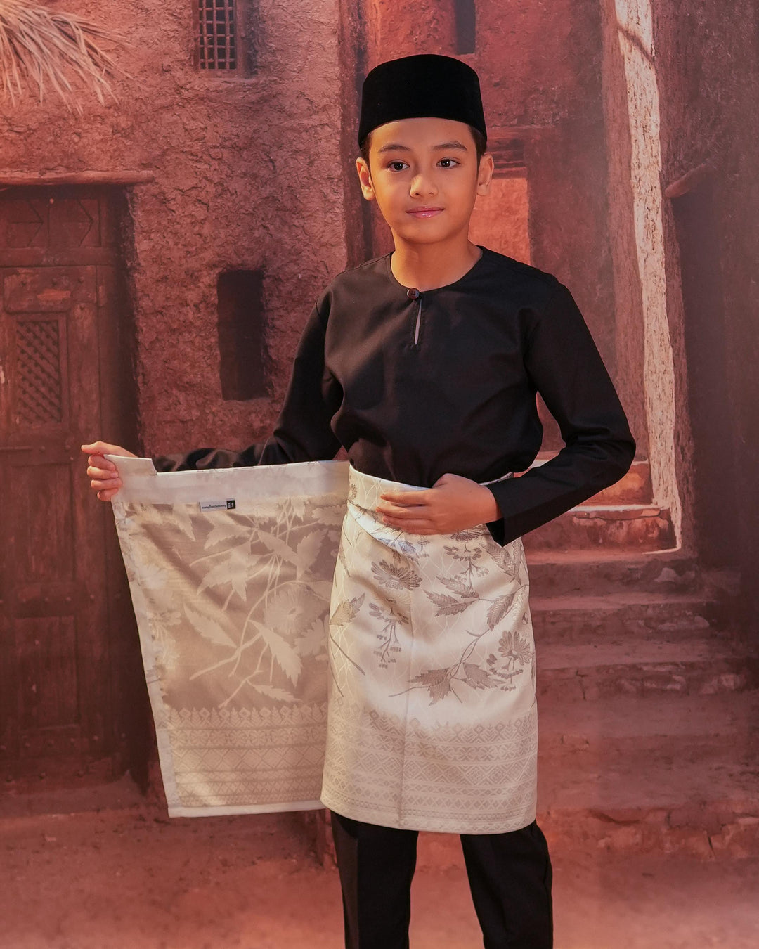 Seri Kenanga Instant Sampin Kid - Offwhite & Silver - SampinExclusiveMy