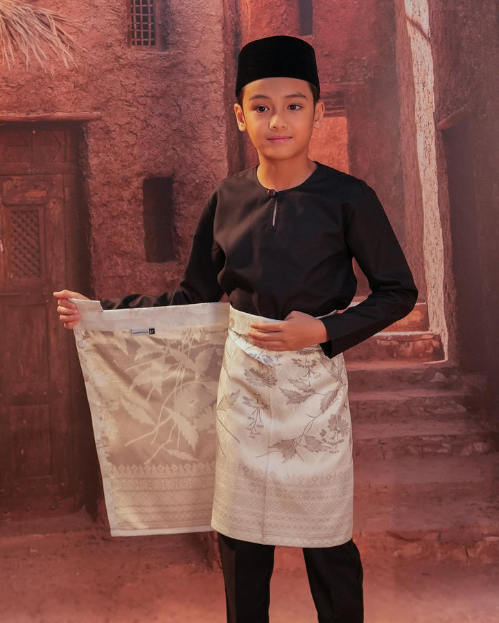 Seri Kenanga Instant Sampin Kid - Offwhite & Silver - SampinExclusiveMy