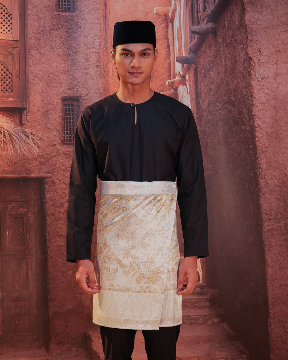 Seri Istana Instant Sampin Adult - Offwhite & Gold - SampinExclusiveMy