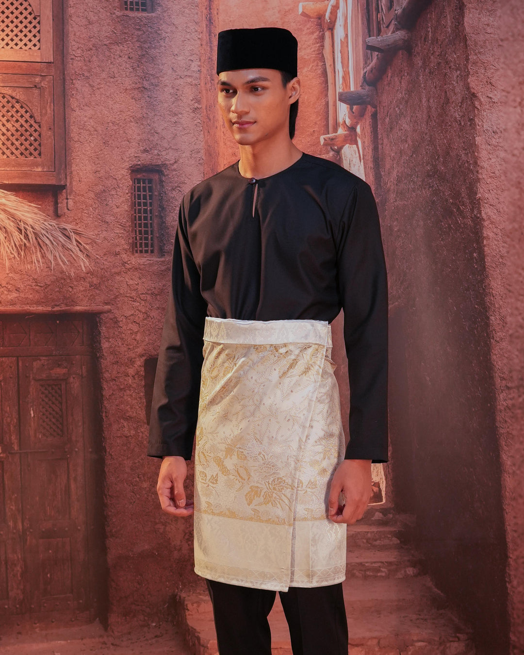 Seri Istana Instant Sampin Adult - Offwhite & Gold - SampinExclusiveMy