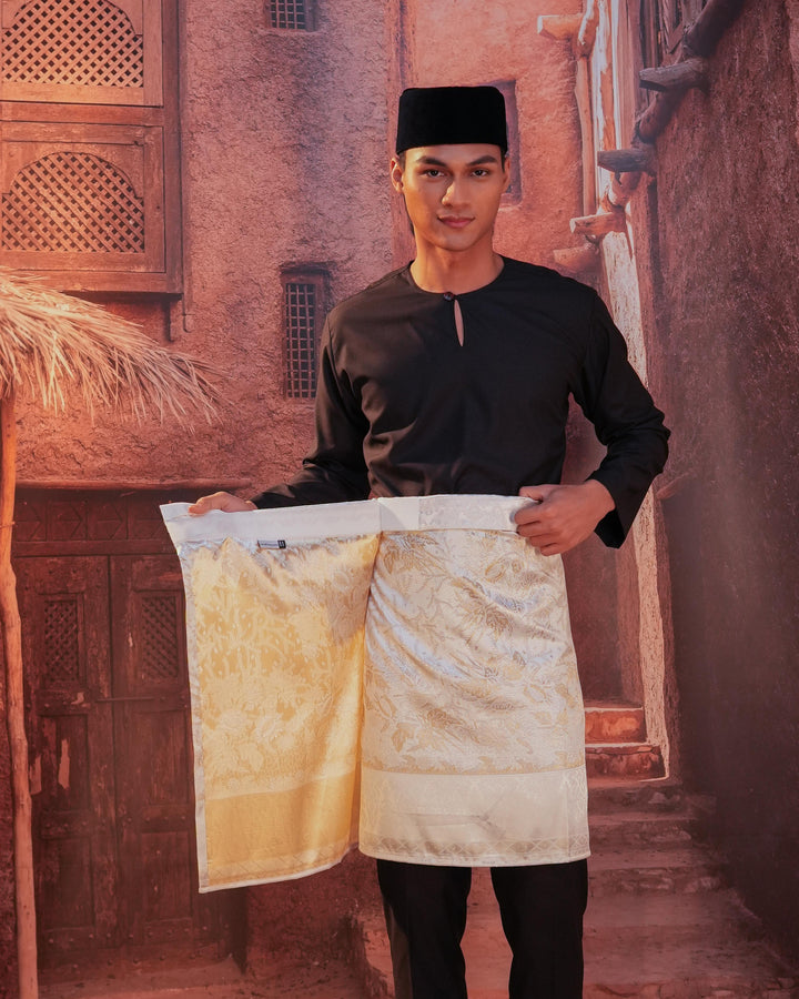 Seri Istana Instant Sampin Adult - Offwhite & Gold - SampinExclusiveMy