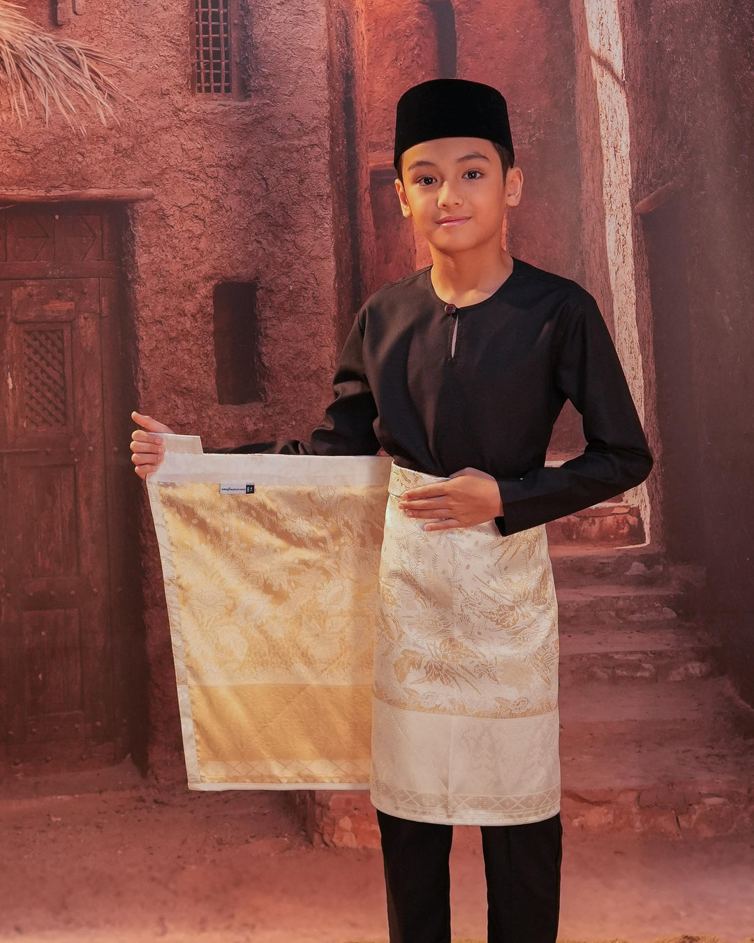 Seri Istana Instant Sampin Kid - Offwhite & Gold - SampinExclusiveMy