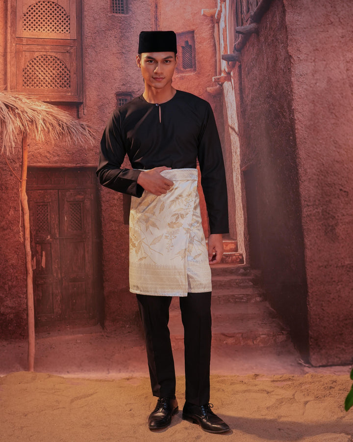 Seri Kenanga Instant Sampin Adult - Offwhite & Gold - SampinExclusiveMy