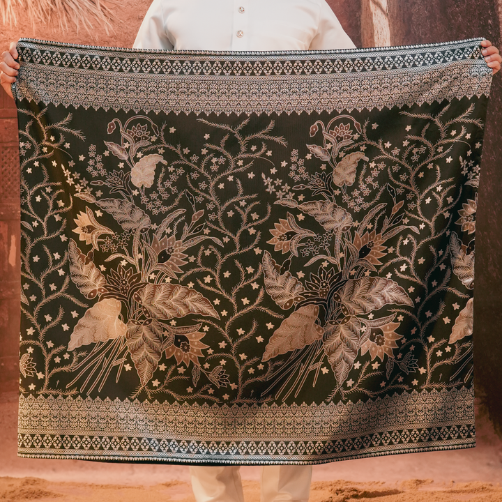 Bunga Seri Original Sampin Adult - Black & Silver