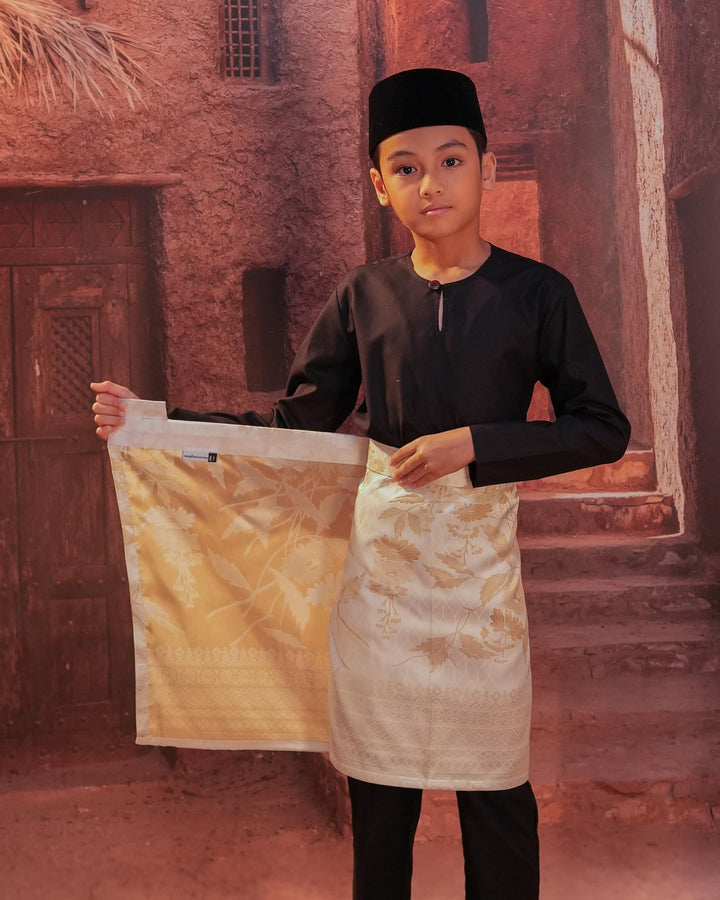 Seri Kenanga Instant Sampin Kid - Offwhite & Gold - SampinExclusiveMy