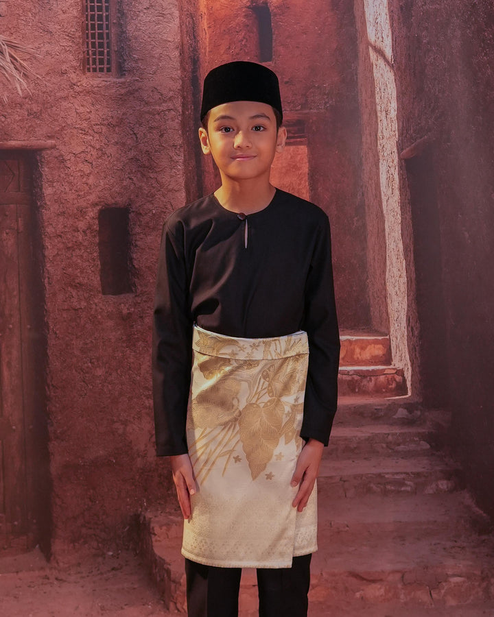 Bunga Seri Instant Sampin Kid - Offwhite & Gold - SampinExclusiveMy