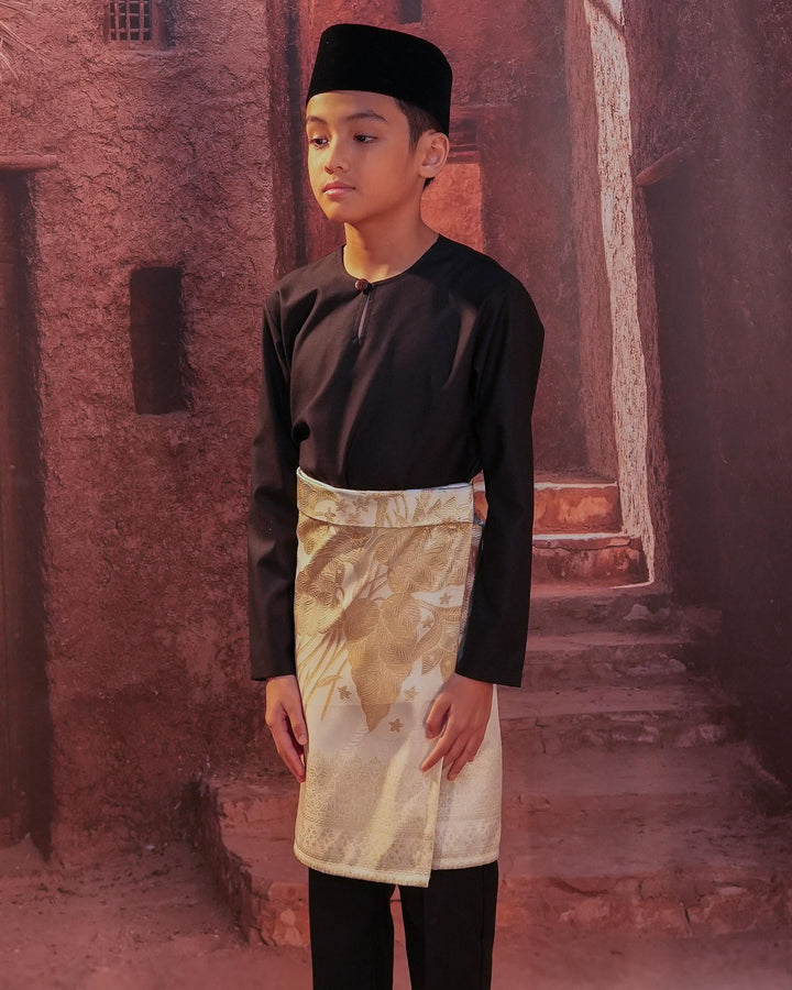 Bunga Seri Instant Sampin Kid - Offwhite & Gold - SampinExclusiveMy