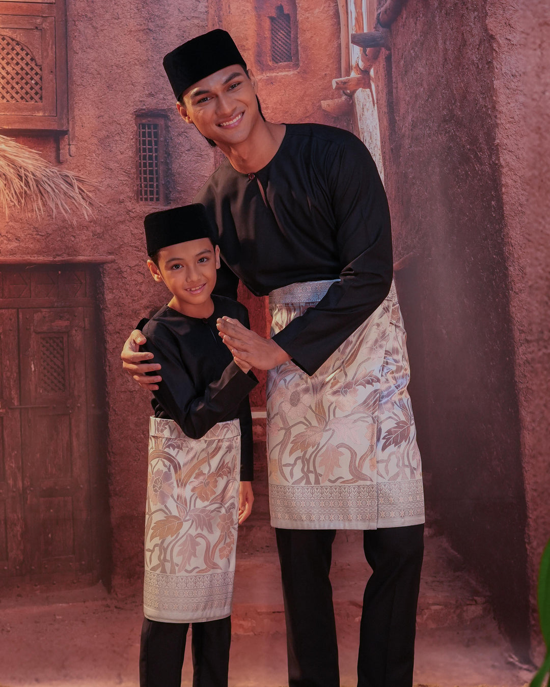 Anyaman Lestari Instant Sampin Kid - Soft Pink & Purple - SampinExclusiveMy