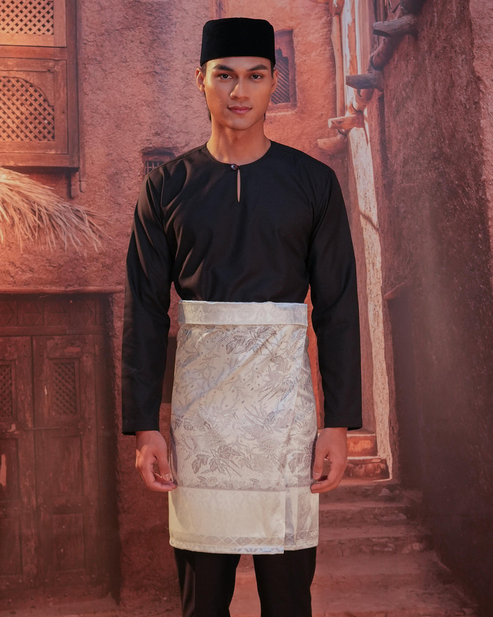 Seri Istana Instant Sampin Adult - Offwhite & Silver - SampinExclusiveMy