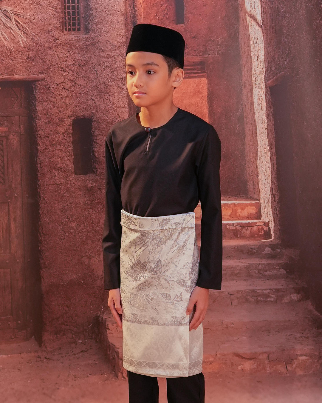 Seri Istana Instant Sampin Kid - Offwhite & Silver - SampinExclusiveMy