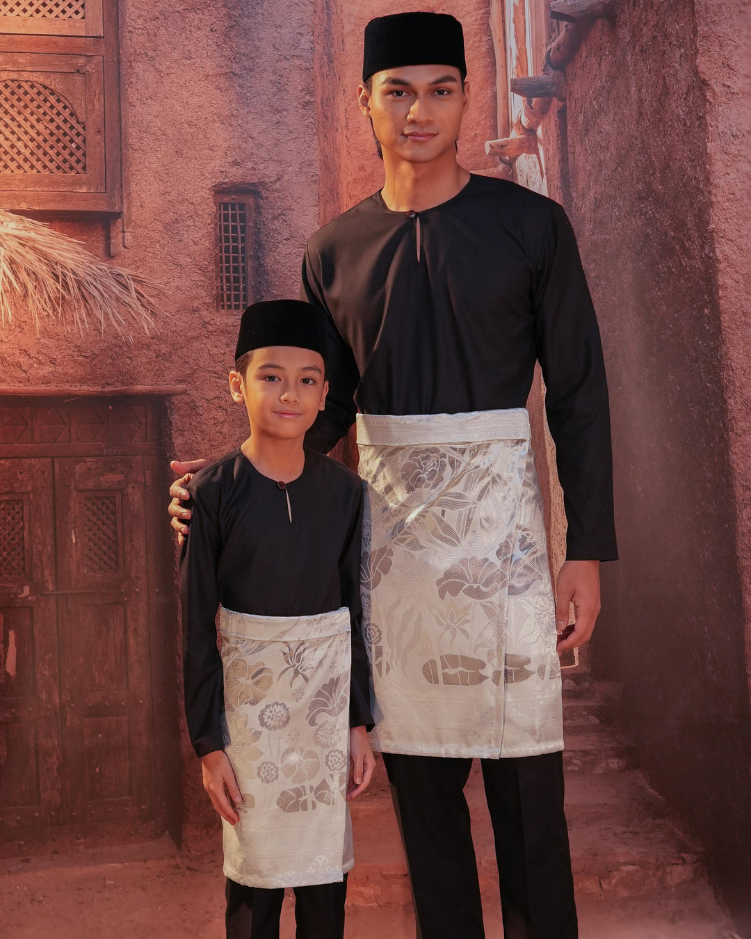 Rimba Hijau Instant Sampin Kid - Offwhite & Silver - SampinExclusiveMy