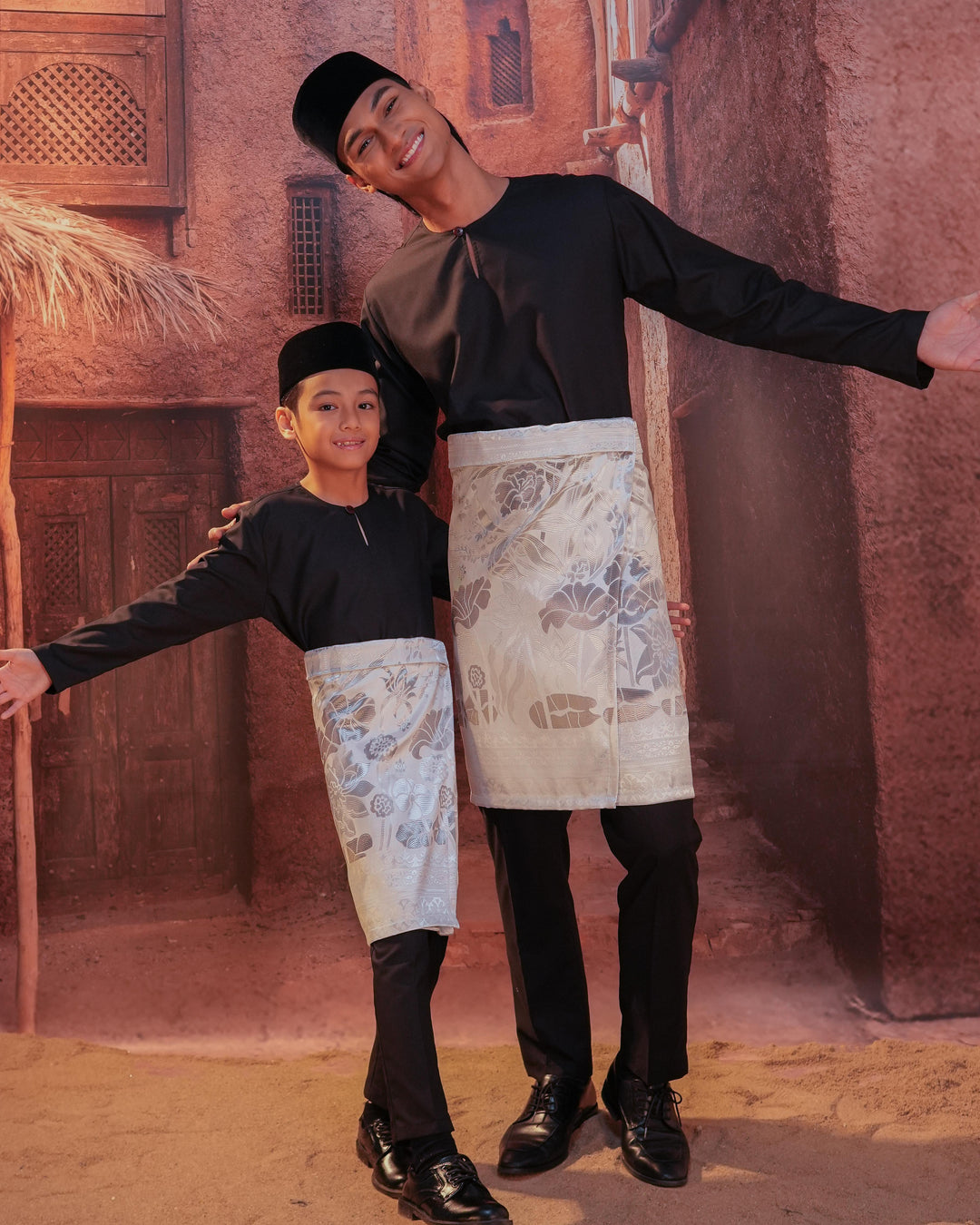 Rimba Hijau Instant Sampin Adult - Offwhite & Silver