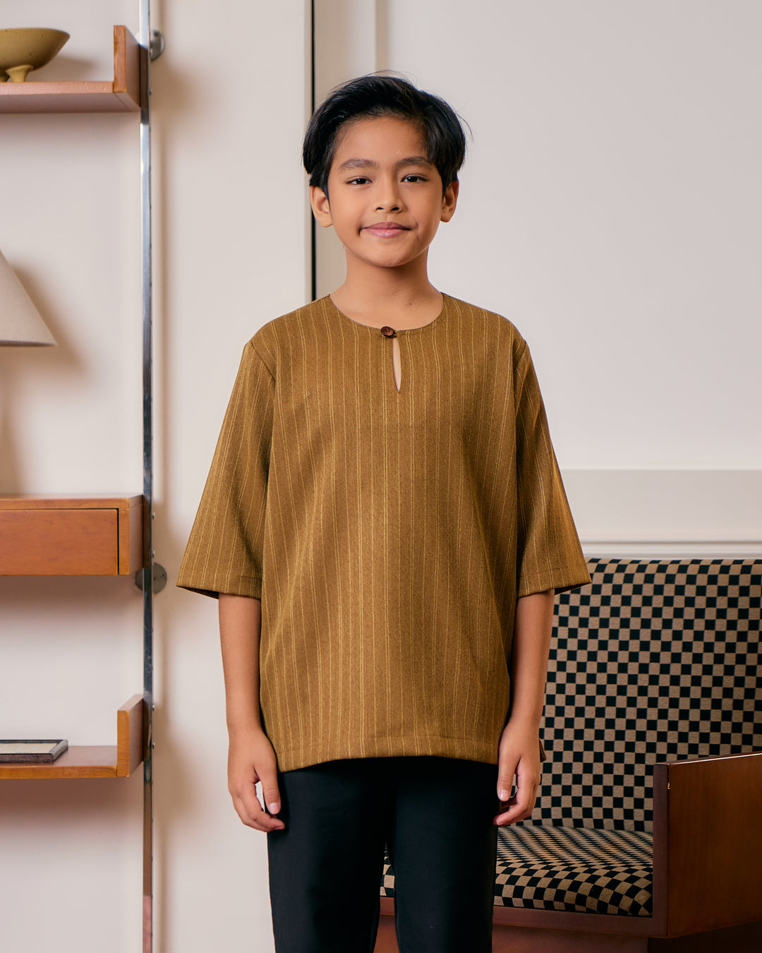 Kurta Jalin Kids - Mustard