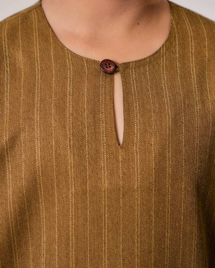 Kurta Jalin Kids - Mustard