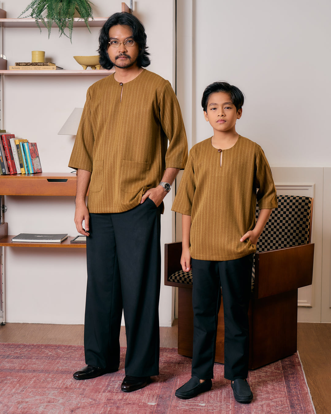Kurta Jalin Kids - Mustard