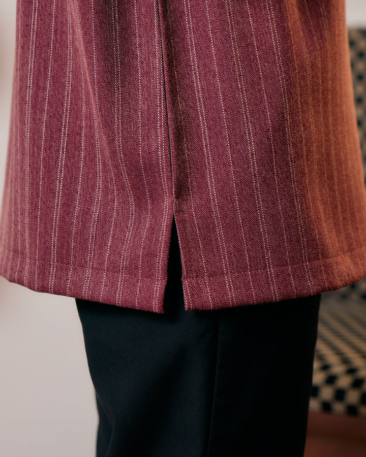 Kurta Jalin Kids - Maroon