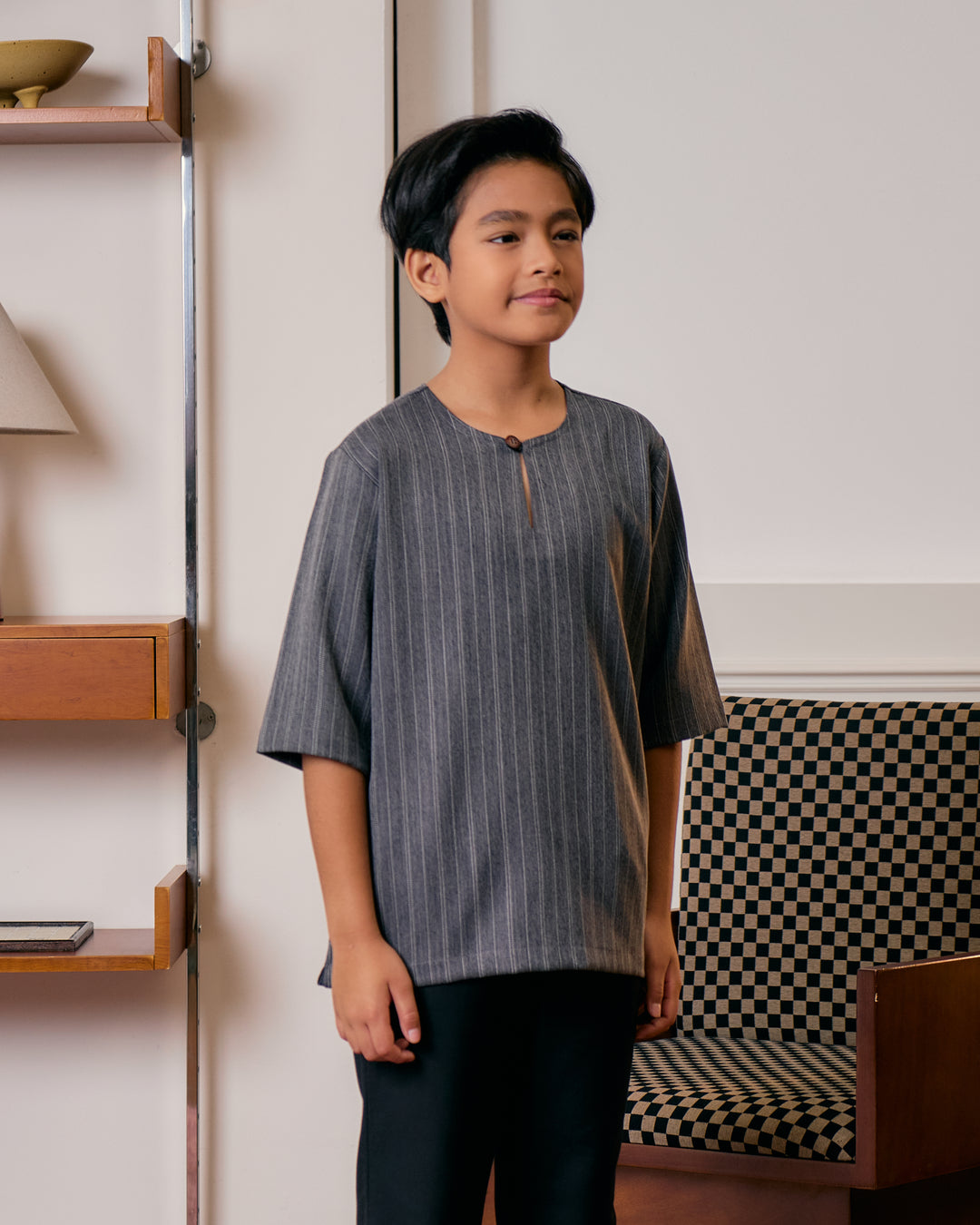 Kurta Jalin Kids - Dark Grey