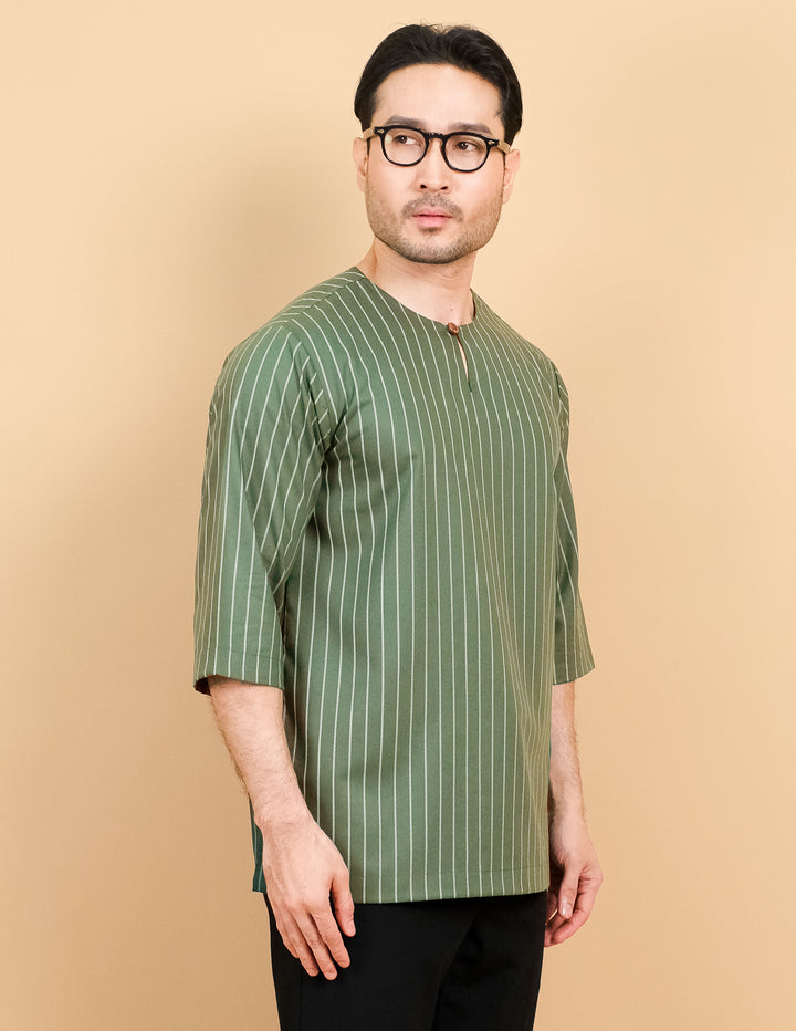 Kurta Patih Jalur - Army Green