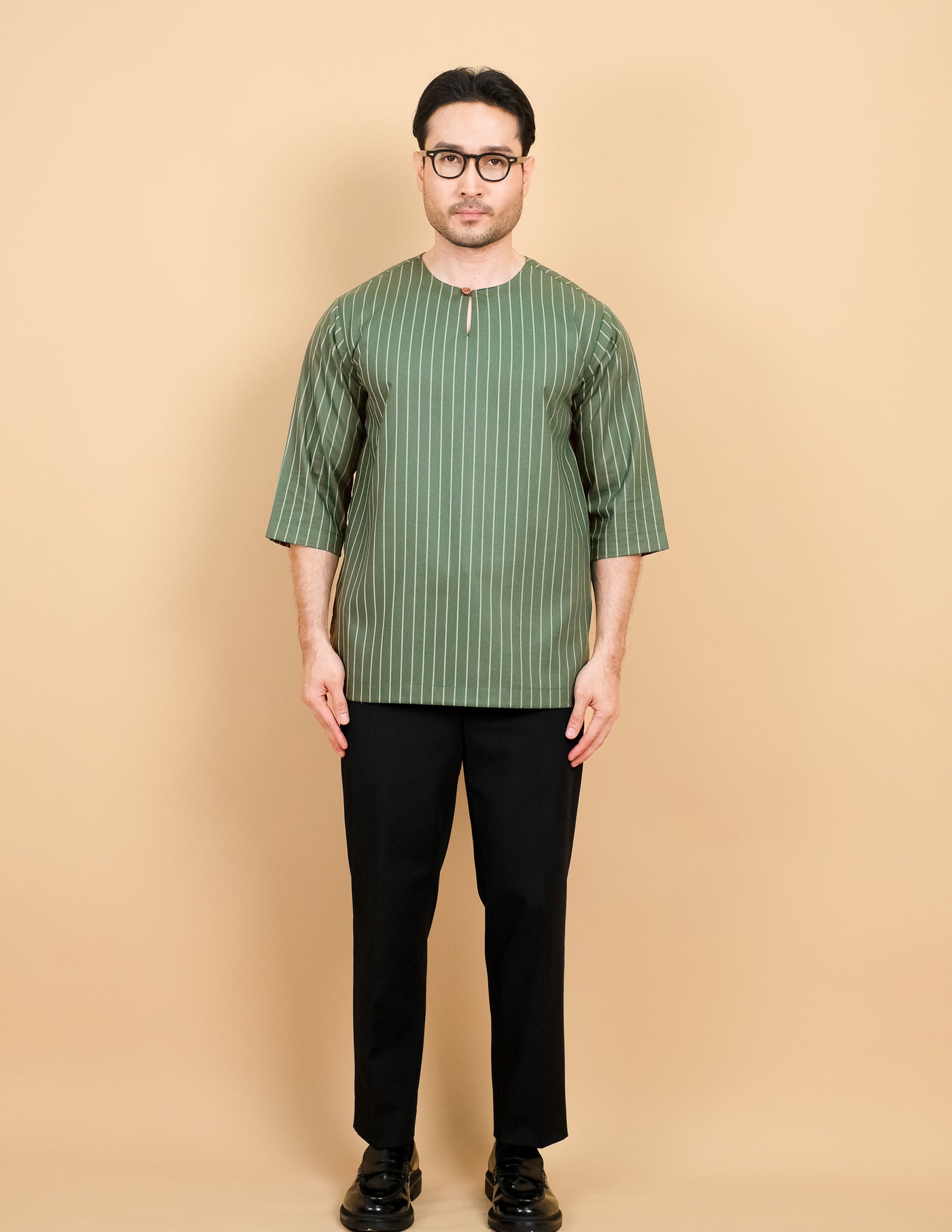 Kurta Patih Jalur - Army Green