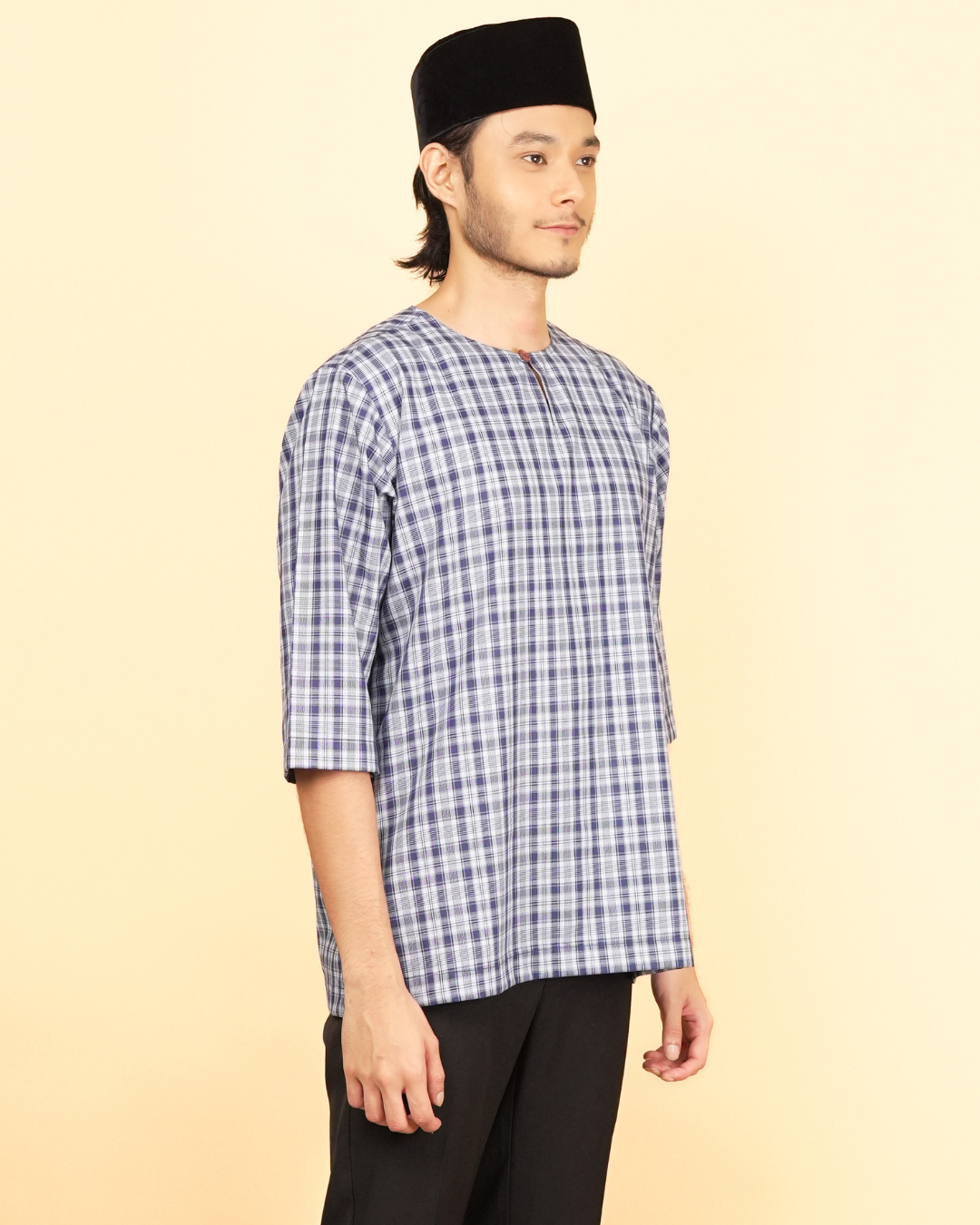 Kurta Patih Dam - Navy Blue