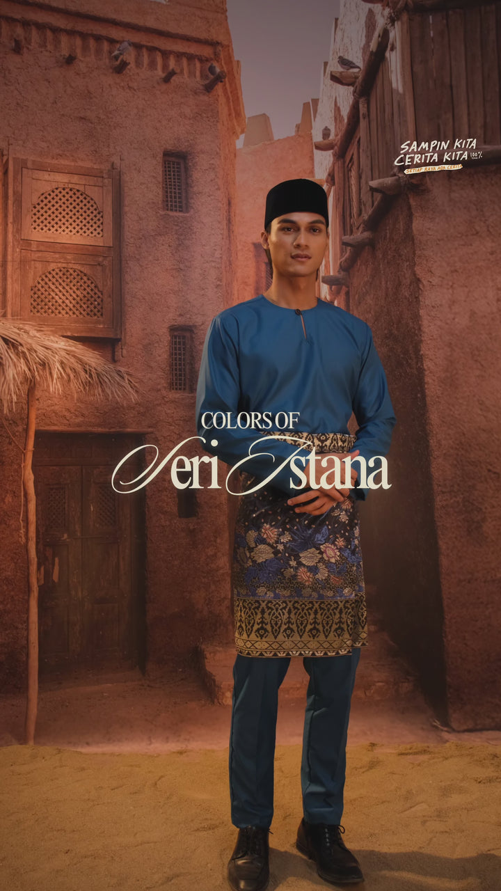 Seri Istana Original Sampin Adult - Maroon & Gold