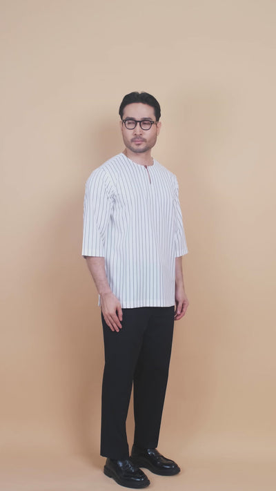 Kurta Patih Jalur - Offwhite