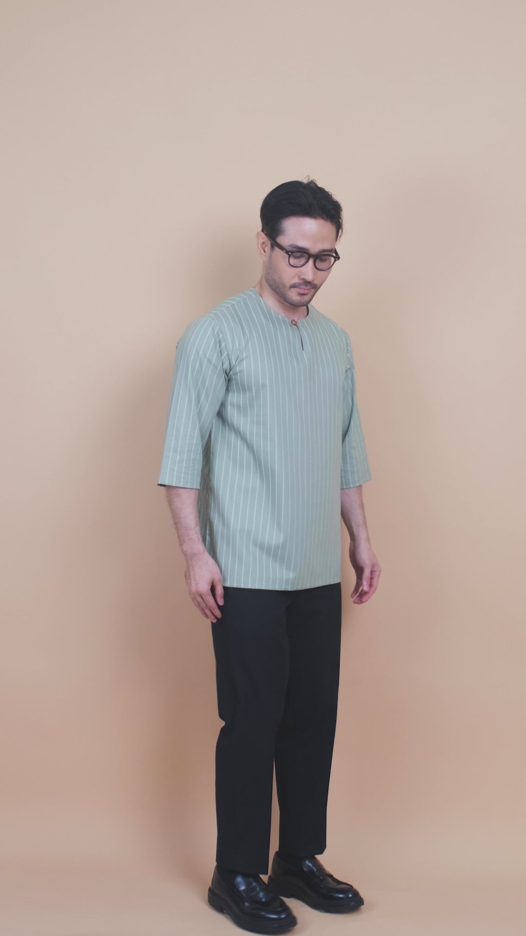 Kurta Patih Jalur - Dusty Green