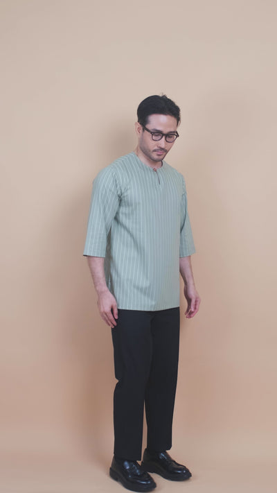 Kurta Patih Jalur - Dusty Green