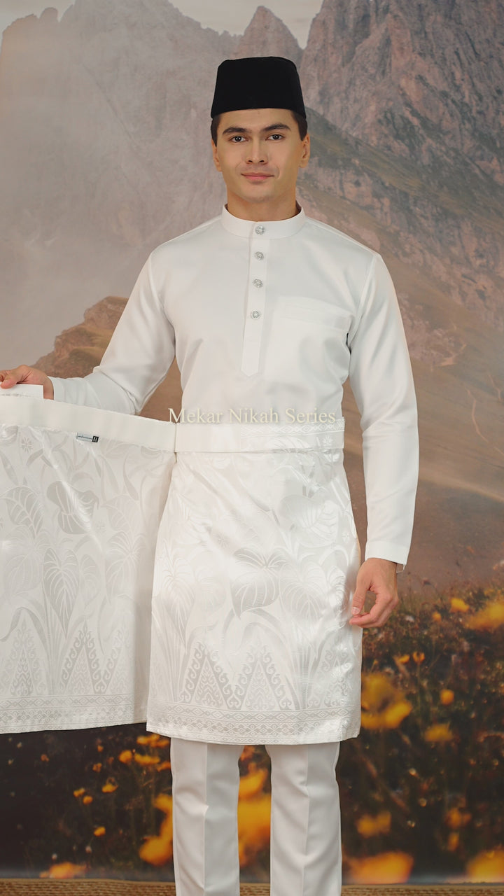 Sireh Original Sampin Adult - Offwhite & Silver