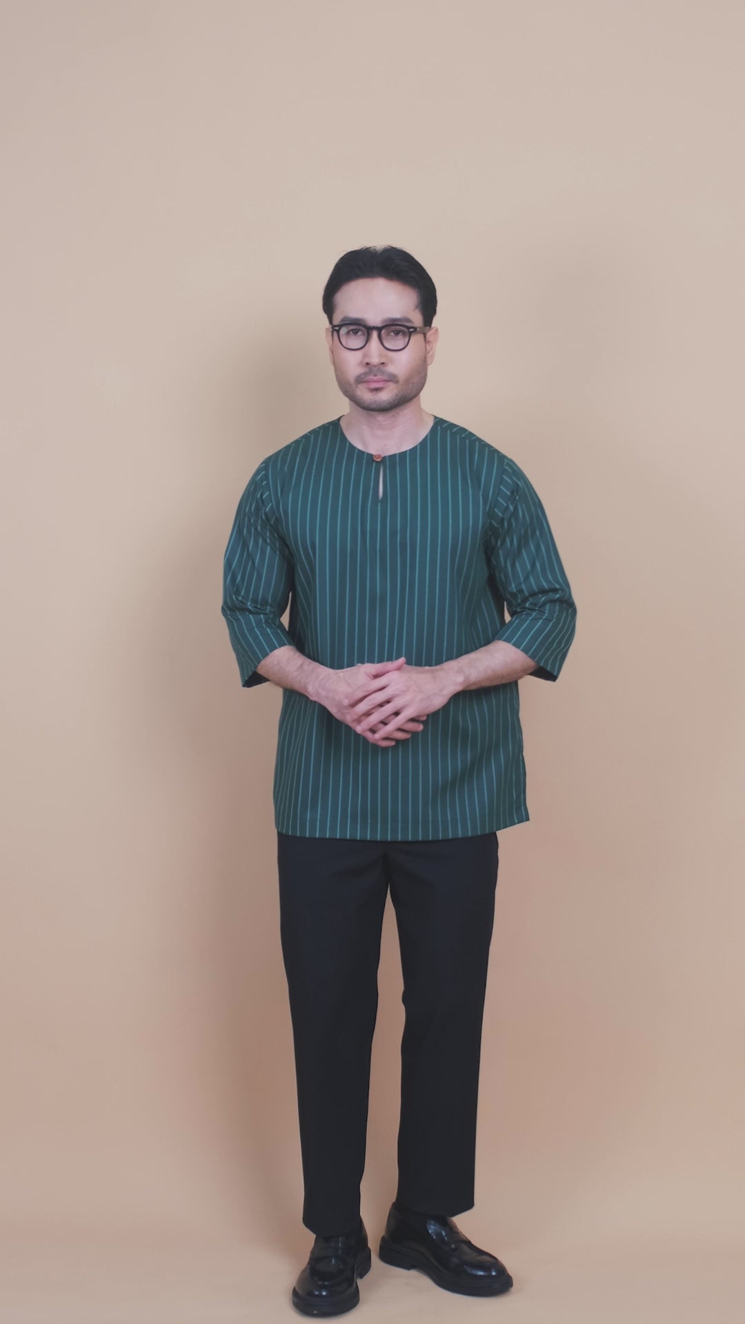 Kurta Patih Jalur - Emerald Green