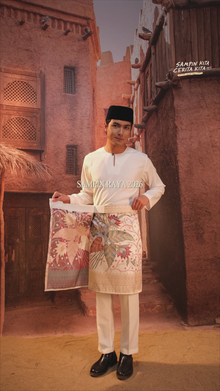 Bunga Seri Instant Sampin Adult - Soft Blue & Purple