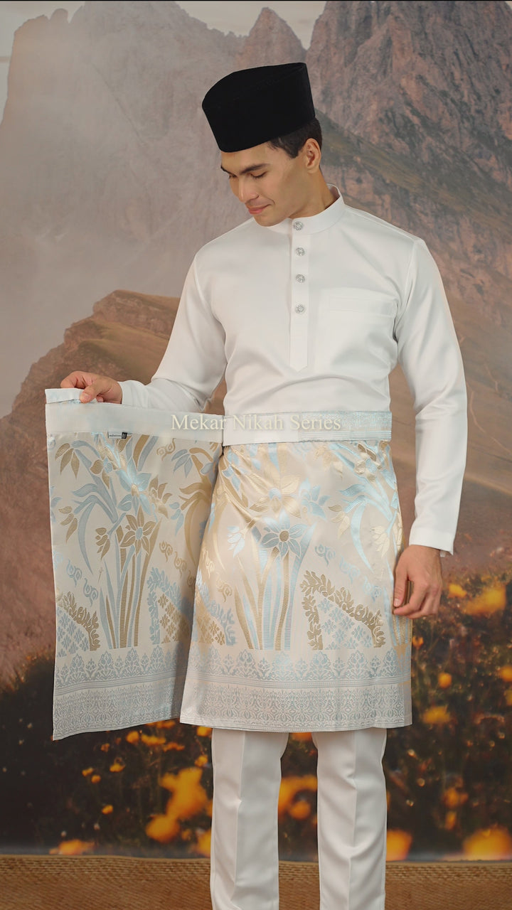 Nirmala Original Sampin Adult - Soft Gold & Blue